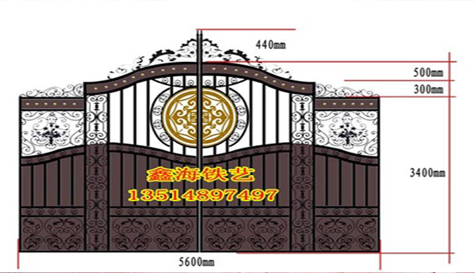 鍛造鐵藝大門